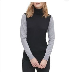 Calvin Klein Contrast Sweater Turtleneck Sweater